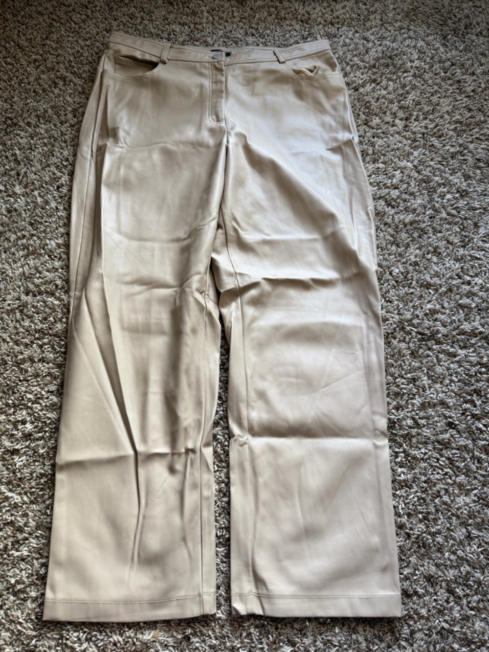 Halogen Straight-Leg Women's Pants in Light Tan